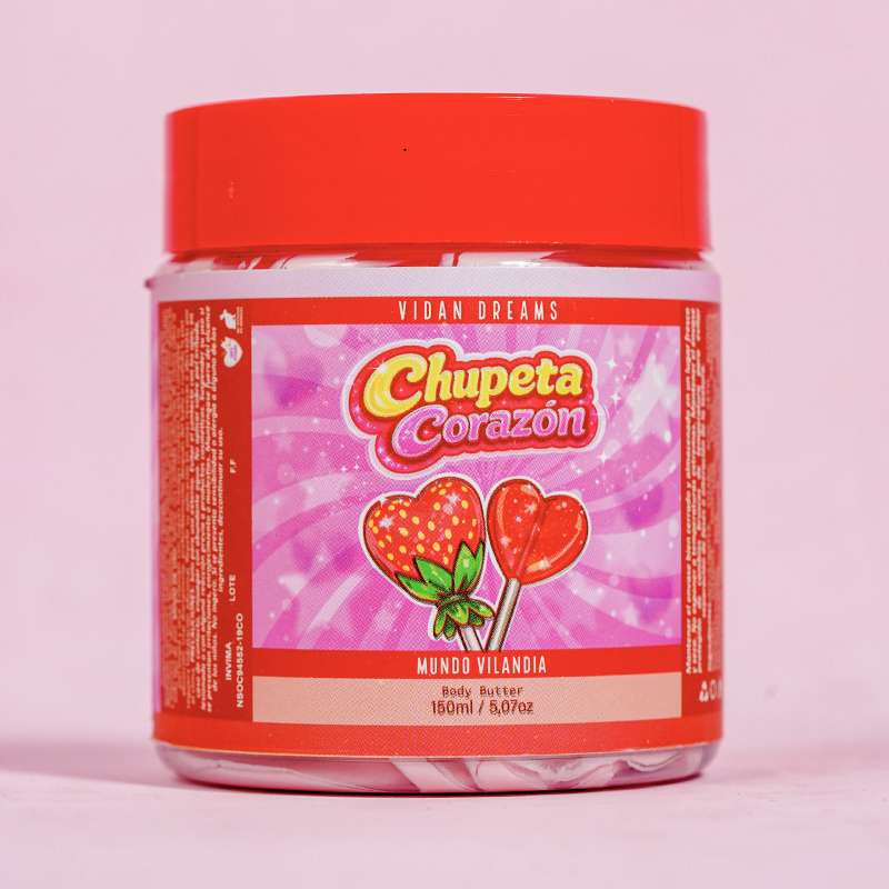 CHUPETA CORAZÓN - MINI MANTEQUILLA